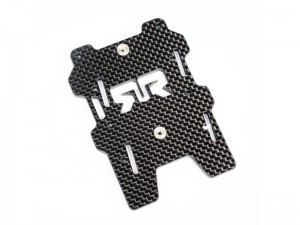 CARBON FIBER ESC PLATE MAX5 MAX6 G2 CASTLE XLX2 COBRA5 ARA320599 FOR 1/10 ARRMA LIMITLESS F1 V2 6X BLX ARA7116V2 - RS-ARA320599V2/BK