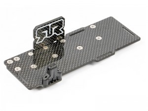 CARBON FIBER BATTERY TRAY AR320351 FOR ARRMA 1/7 MOJAVE 1/8 KRATON NOTORIOUS OUTCAST 6S BLX - RS-AR320351/BK
