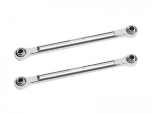 ALUMINUM 7075 FRONT STEERING TOE LINKS 10791 FOR TRAXXAS MINI XRT VXL 3S 108076-1 - SILVER - XRTM162-S