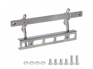 ALUMINUM FRONT FOLDABLE BRACKET BUMPER FOR 1/14 RC TAMIYA SCANIA 770S 6X4 SEMI TRACTOR TRUCK 56368 - TRA-022/SI