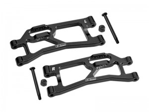 GPM XRTM056 7075 ALLOY REAR LOWER SUSPENSION ARMS 10727 10740 FOR TRAXXAS MINI XRT VXL 3S 108076-1 - XRTM056-BK