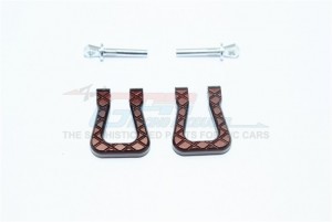 GPM TRX4002 ALUMINUM FRONT/REAR BUMPER D-RINGS TRAXXAS 1/10 TRX4 DEFENDER TRAIL CRAWLER - TRX4002-BR