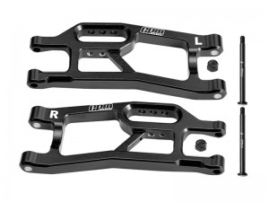 GPM XRTM055 7075 ALLOY FRONT LOWER SUSPENSION ARMS 10725 10740 FOR TRAXXAS MINI XRT VXL 3S 108076-1 - XRTM055-BK