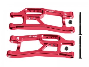 GPM XRTM055 7075 ALLOY FRONT LOWER SUSPENSION ARMS 10725 10740 FOR TRAXXAS MINI XRT VXL 3S 108076-1 - RED - XRTM055-R