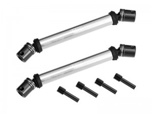 GPM LMT2037S 4140 CARBON STEEL 6061 FRONT & REAR UNIVERSAL CENTER SLIDER DRIVE SHAFT LOS242056  FOR LOSI 1/8 LMT 2.0 GRAVE DIGGER MONSTER LOS24205 ... - LMT2037S-S