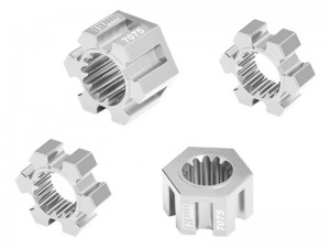 GPM TPS010 7075-T6 ALLOY 24MM WHEEL HEX HUBS 10954 7756 FOR TRAXXAS 1/6 FUNCO PRO SAND CAR 8S - TPS010-S