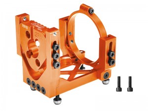 GPM TPS038 7075 ALLOY OVERSIZED MOTOR BASE 56 SERIES FOR TRAXXAS 1/6 FUNCO PRO SAND CAR 8S / XRT 8S / XRT Ultimate 8S - TPS038-OR