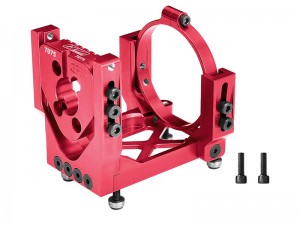 GPM TPS038 7075 ALLOY OVERSIZED MOTOR BASE 56 SERIES FOR TRAXXAS 1/6 FUNCO PRO SAND CAR 8S / XRT 8S / XRT Ultimate 8S - RED - TPS038-R