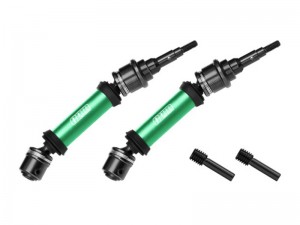 GPM TFR094RS 4140 CARBON STEEL 6061-T6 ALLOY REAR CVD DRIVE SHAFT 7451 FOR TRAXXAS 1/10 FORD FIESTA ST RALLY VXL 74276-4 - TFR094RS-G