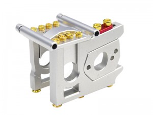 ALUMINUM 7075 SLIDING MOTOR MOUNT CENTER DIFF TOP PLATE ARA320499 ARA320469 FOR ARRMA 1/8 MOJAVE INFRACTION LIMITLESS KRATON 6S RTR / EXB VERSION - RS-ARA320468-RTR