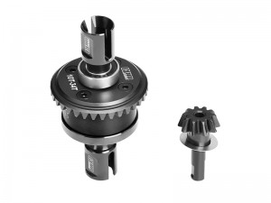 GPM MKV61034S 20CrMnTi ALLOY FRONT / REAR COMPLETE DIFFERENTIAL FOR ARRMA 1/8 KRATON 6S V6 / NOTORIOUS V6 / 1/7 MOJAVE EXB / OUTCAST / TALION / FIRETEAM / BIG ROCK 6S - BLACK - MKV61034S-BK