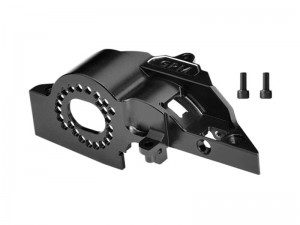 GPM XRTM018B 7075 ALLOY INTEGRATED MOTOR BASE - ORIGINAL FOR TRAXXAS MINI XRT / MINI MAXX 108076-1 107154-1 - BLACK - XRTM018B-BK