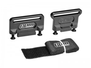 GPM 7075 ALLOY BATTERY HOLD-DOWN RETAINER 7426X FOR TRAXXAS 1/8 JATO / SLASH 4X4 VXL / FORD FIESTA ST RALLY - TJ0126-BK