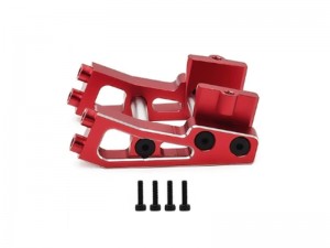 ALUMINUM ADJUSTABLE WING MOUNT ARA480074 FOR ARRMA 1/14 TYPHON GROM ARA2106T1 - RED - RS-ARA480074/RE