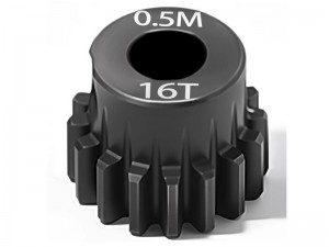 STEEL MOTOR PINION GEAR M0.5 3.175mm 13T-27T FOR 1/10 RC CAR BUGGY - RS-PGM0516T