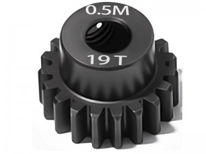 STEEL MOTOR PINION GEAR M0.5 3.175mm 13T-27T FOR 1/10 RC CAR BUGGY - RS-PGM0519T