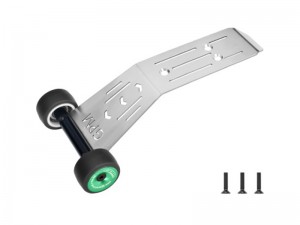 GPM XRTM040R STAINLESS STEEL BEARING WHEELIE BAR FOR TRAXXAS MINI XRT 108076-1 / MINI MAXX 108076-1 - XRTM040R-G