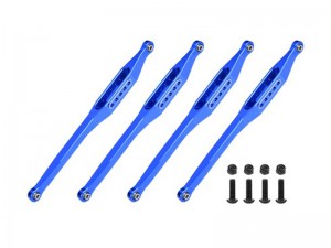 GPM LMT2014 7075-T6 ALLOY LOWER LINK BAR SET LOS244012 FOR LOSI RC 1/8 LMT  2.0 GRAVE DIGGER 4X4 SOLID AXLE MONSTER LOS04028 - BLUE - LMT2014-B