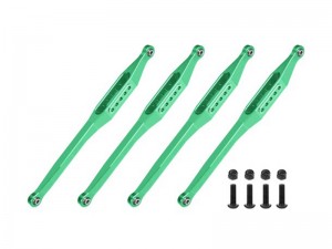 GPM LMT2014 7075-T6 ALLOY LOWER LINK BAR SET LOS244012 FOR LOSI RC 1/8 LMT  2.0 GRAVE DIGGER 4X4 SOLID AXLE MONSTER LOS04028 - GREEN - LMT2014-G