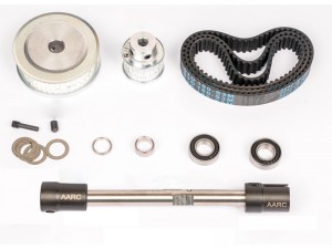 ALUMINUM CENTER BELT CONVERSATION SYSTEM LOW FRICTION - 20T / 40T ARA311070 FOR ARRMA 1/7 F1 V2 LIMITLESS 6S 4X4 BASH ROLLER ARA7116V2 - RS-ARA311070/2040T