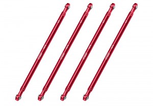 GPM LMT2049 7075-T6 ALLOY UPPER LINK BAR SET LOS244013 FOR LOSI 1/8 LMT 2.0 MONSTER TRUCK LOS04028 - RED - LMT2049-R