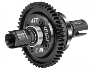 GPM MKV647S 20CrMnTi STEEL 7075 ALLOY CENTER COMPLETE DIFFERENTIAL ARA310991 FOR ARRMA 1/8 KRATON OUTCAST TALION  NOTORIOUS 1/7 MOJAVE FIRETEAM BIG ROCK 6S BLX - BLACK - MKV647S-BK