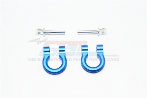 GPM TRX4003 ALUMINUM FRONT/REAR BUMPER D-RINGS 1/10 TRX4 DEFENDER TRAIL CRAWLER - Blue - TRX4003-B