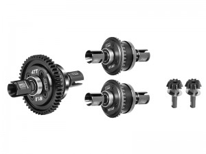 GPM COMPLETE FRONT CENTER REAR DIFF - 47T 10T/34T ARA311066 ARA310991 FOR ARRMA 1/8 KRATON OUTCAST TALION NOTORIOUS 1/7 MOJAVE FIRETEAM BIG ROCK 6S BL ... - MKV6103447S/BK