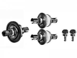 GPM COMPLETE FRONT CENTER REAR DIFF - 47T 10T/34T ARA311066 ARA310991 FOR ARRMA 1/8 KRATON OUTCAST TALION NOTORIOUS 1/7 MOJAVE FIRETEAM BIG ROCK 6S BLX - SILVER - MKV6103447S/SI