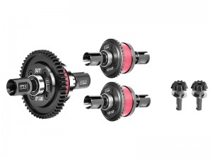 GPM COMPLETE FRONT CENTER REAR DIFF - 50T 10T/34T ARA311066 ARA310991 FOR ARRMA 1/8 KRATON OUTCAST TALION NOTORIOUS 1/7 MOJAVE FIRETEAM BIG ROCK 6S BLX - RED - MKV6103450S/RE