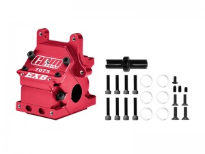 GPM MKV6012 7075 ALLOY FRONT / REAR GEAR BOX ARA311186 FOR ARRMA 1/8 KRATON TALION  OUTCAST TYPHON NOTORIOUS 1/7 MOJAVE BIG ROCK INFRACTION 1/10 SENTON 6S - RED - MKV6012-R