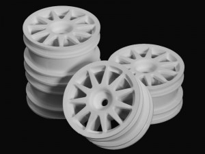 M-CHASSIS PLASTIC RIM SET 42 X 25mm 1600 WHEEL 51237 FOR 1/10 TAMIYA M-CHASSIS M05 M06 M07 XM-01 MB-01 CAR - RS-TA51237/WI
