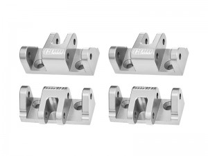 GPM LMT2030 7075-T6 ALLOY LOWER SHOCK MOUNT FOR LOSI 1/8 LMT 2.0 GRAVE DIGGER MONSTER TRUCK LOS04028 - SILVER - LMT2030-S