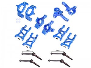 GPM GT200 ALUMINUM CONVERSION KIT FOR TRAXXAS 1/10 FORD GT 4-TEC 2.0 3.0 ON-ROAD TOURING DRIFT CAR - GT200-B