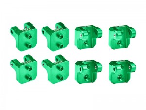 GPM LMT2028FR 7075 T6 ALLOY FRONT AND REAR UPPER SHOCK MOUNT FOR LOSI 1/8 LMT 2.0 MONSTER LOS04028 - GREEN - LMT2028FR-G