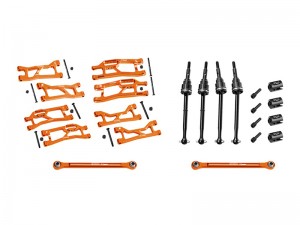 GPM TXMMWIDE/KIT 7075 ALLOY WIDEMAXX SUSPENSION KIT 10790 FOR TRAXXAS MINI MAXX / MINI XRT 107154-1 108076-1 - TXMMWIDE/KIT-OR