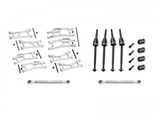 GPM TXMMWIDE/KIT 7075 ALLOY WIDEMAXX SUSPENSION KIT 10790 FOR TRAXXAS MINI MAXX / MINI XRT 107154-1 108076-1 - TXMMWIDE/KIT-S