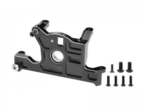GPM TJ036 ALLOY BEARING MOTOR MOUNT 7460 FOR TRAXXAS 1/8 JATO 4X4 4S / 2S / 1/10 RUSTLER FORD FIESTA ST RALLY RUSTLER 4X4 VXL SLASH LCG - BLACK - TJ036-BK
