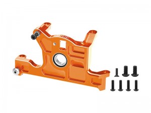 GPM TJ036 ALLOY BEARING MOTOR MOUNT 7460 FOR TRAXXAS 1/8 JATO 4X4 4S / 2S / 1/10 RUSTLER FORD FIESTA ST RALLY RUSTLER 4X4 VXL SLASH LCG - ORANGE - TJ036-OR