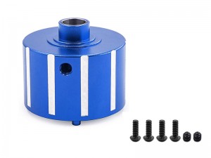 ALUMINUM FRONT / REAR DIFF CASE COVER ARA310915 FOR 1/5 ARRMA KRATON / OUTCAST 8S EXB MONSTER - RS-ARA310915/BU