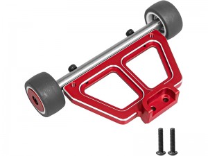 ALUMINUM REAR WHEELIE BAR 10776 FOR TRAXXAS MINI MAXX / MINI XRT RC MONSTER TRUCK 107154-1  108076-1 - RED - RS-10776/RE
