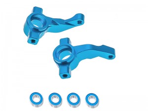 ALUMINUM FRONT STEERING BLOCK 51755 FOR 1/10 TAMIYA DT-04 FIGHTER NXGEN BUGGY 58741 - RS-DT04-02/LB