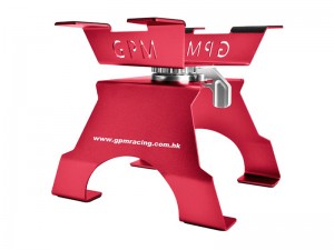 GPM LARGE ALUMINUM RC CAR SETUP STAND TRUCK 1/5 1/6 1/7 ARRMA OUTCAST KRATON 8S TRAXXAS X-MAXX XRT MONSTER - RED - GPM/STAND-R