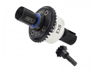 COMPLETED GEAR DIFF M1.25 10/34T ALUMINUM 7075 42CRMO GEAR ARA311199 FOR ARRMA 1/8 KRATON NOTORIOUS 6S V6 EXB - RS-ARA311199/SI