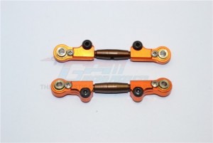 ALUMINIUM And SPRING STEEL FRONT/REAR UPPER TIE ROD  HPI SAVAGE XS FLUX - MSV054S-OR