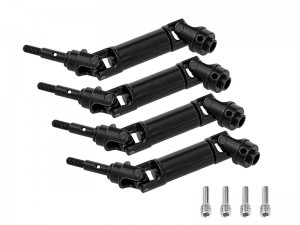 STEEL HD FRONT & REAR CVD DRIVE SHAFT 10789 FOR TRAXXAS MINI XRT RC MONSTER TRUCK 107154-1 108076-1 - RS-TRX10789/BK