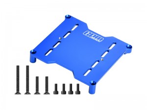 GPM TPS023 7075 ALLOY ELECTRONICS MOUNT PLATE FOR TRAXXAS 1/6 FUNCO PRO 2WD SAND CAR 8S / XRT 8S - BLUE - TPS023-B
