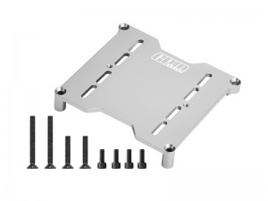 GPM TPS023 7075 ALLOY ELECTRONICS MOUNT PLATE FOR TRAXXAS 1/6 FUNCO PRO 2WD SAND CAR 8S / XRT 8S - SILVER - TPS023-S