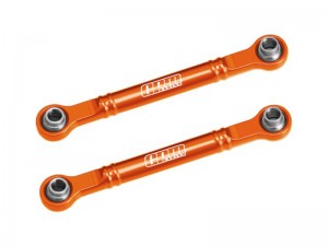GPM SLAM162 7075-T6 ALLOY FRONT STEERING TOE LINKS 51mm 10843 FOR TRAXXAS MINI SLASH 4X4 108164-1 - ORANGE - SLAM162-OR