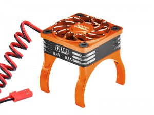 ALLOY HIGH SPEED COOLING FAN 20000RPM 36mm MOTOR FOR TRAXXAS MINI XRT / MINI MAXX / MINI SLASH / 1/8 JATO 4X4 - ORANGE - XRTM018FANV1-OR